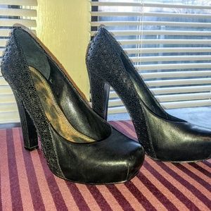 Black Gianni Bini Platform Heels